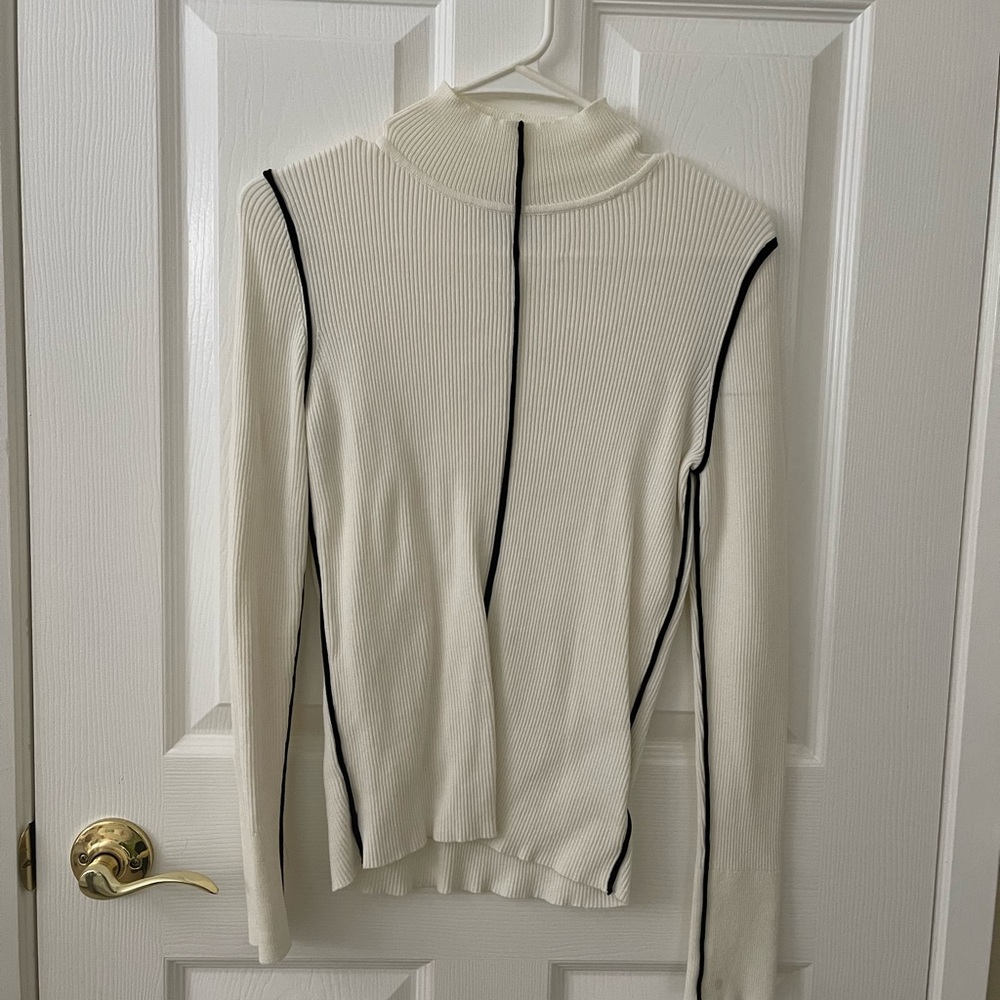 Zara top with stripes size medium